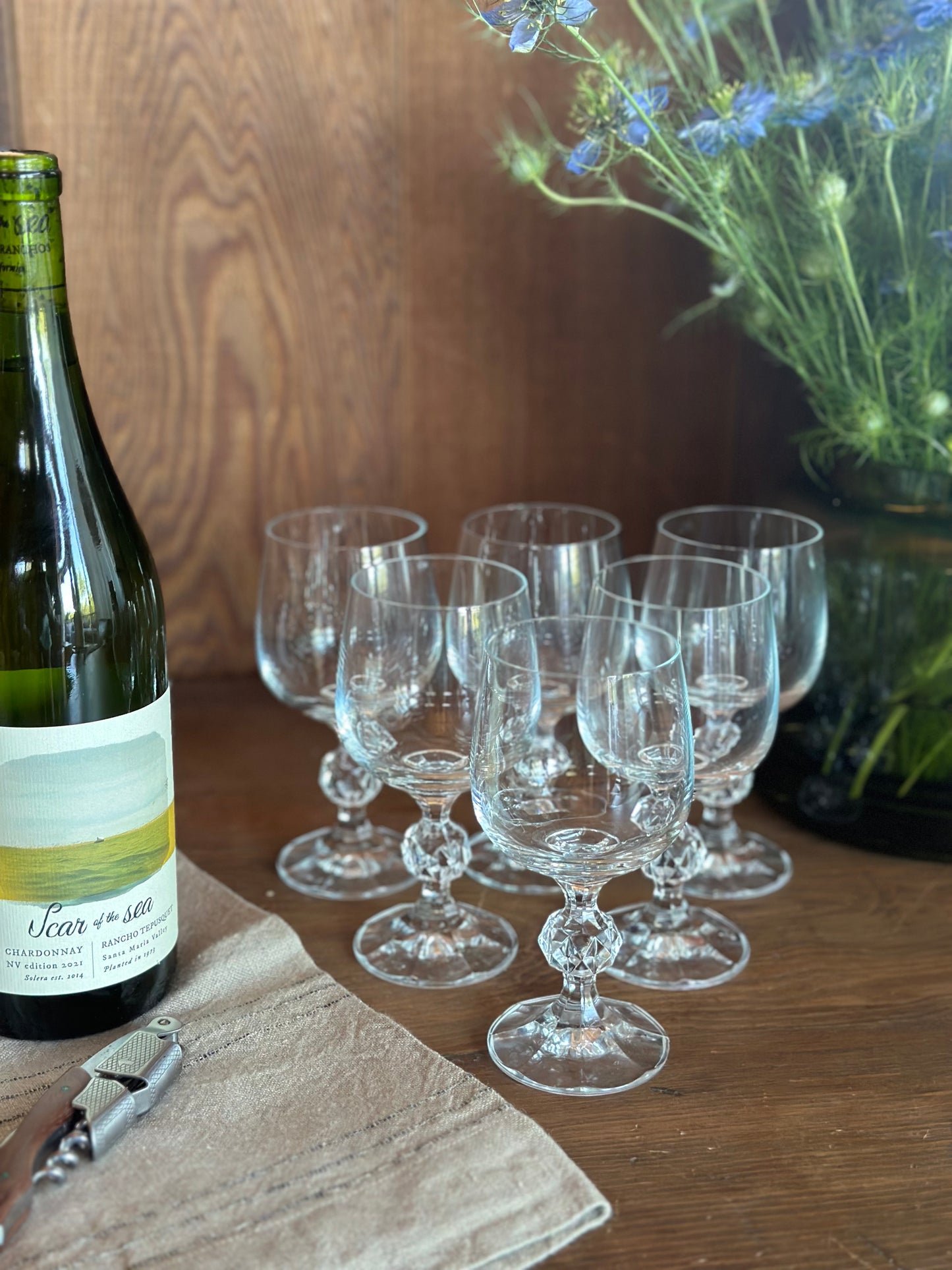 French Crystal Wine Glasses