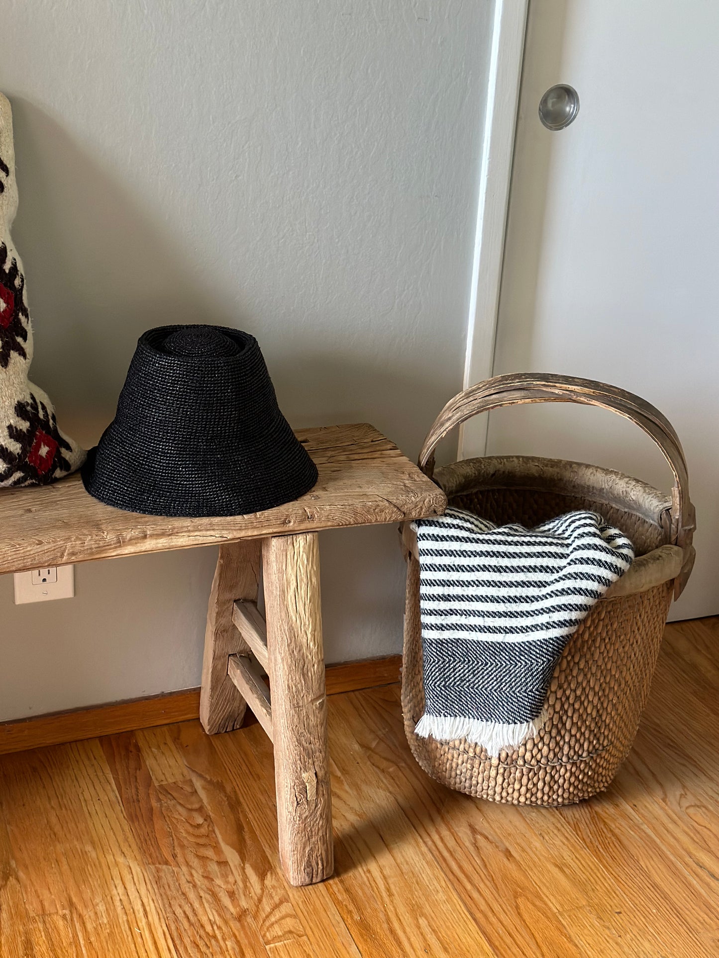 Vintage Reclaimed Wide Wood Bench