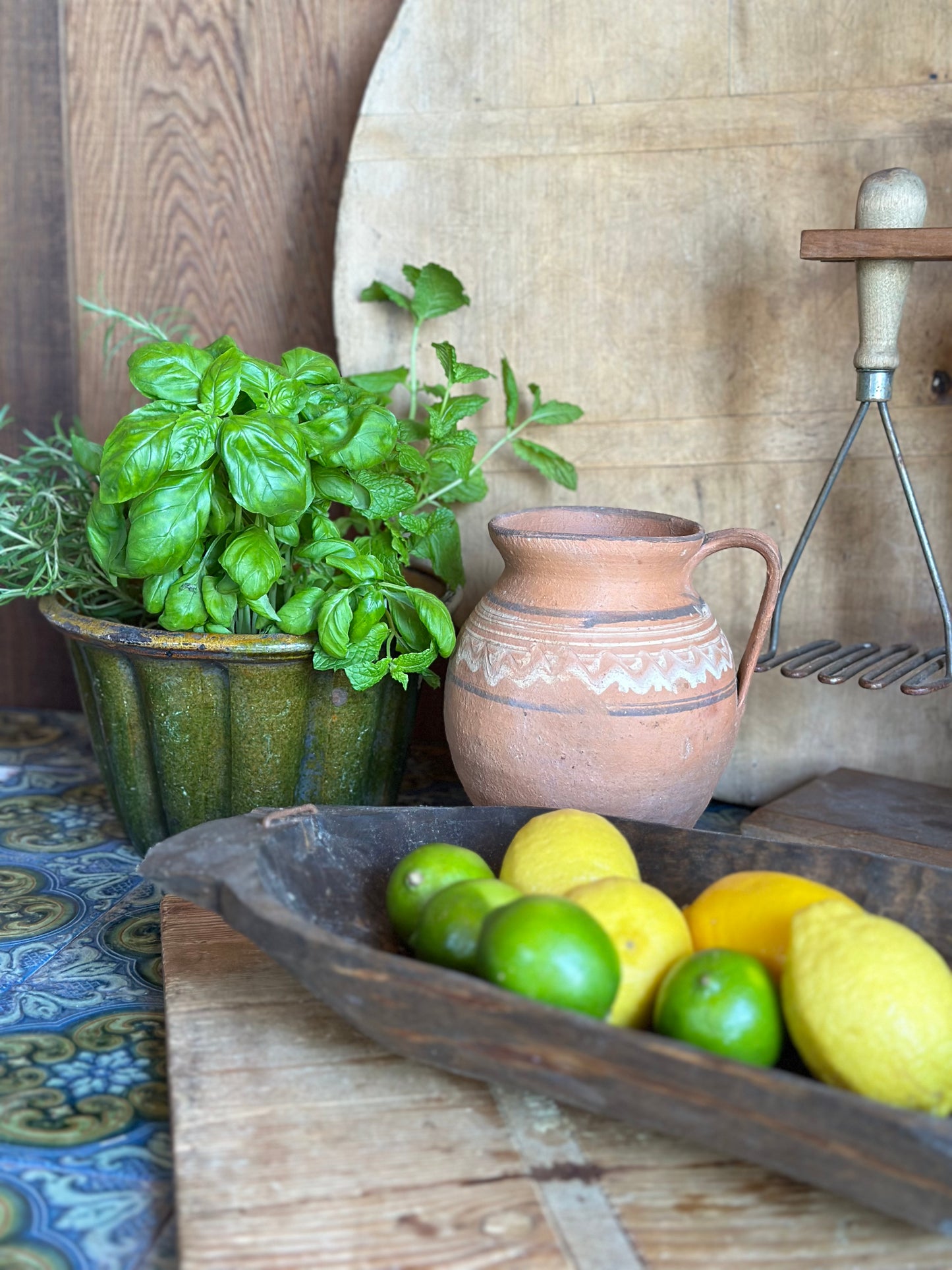 Small Vintage Romanian Water Jug