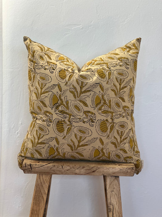 Block Print Pillow