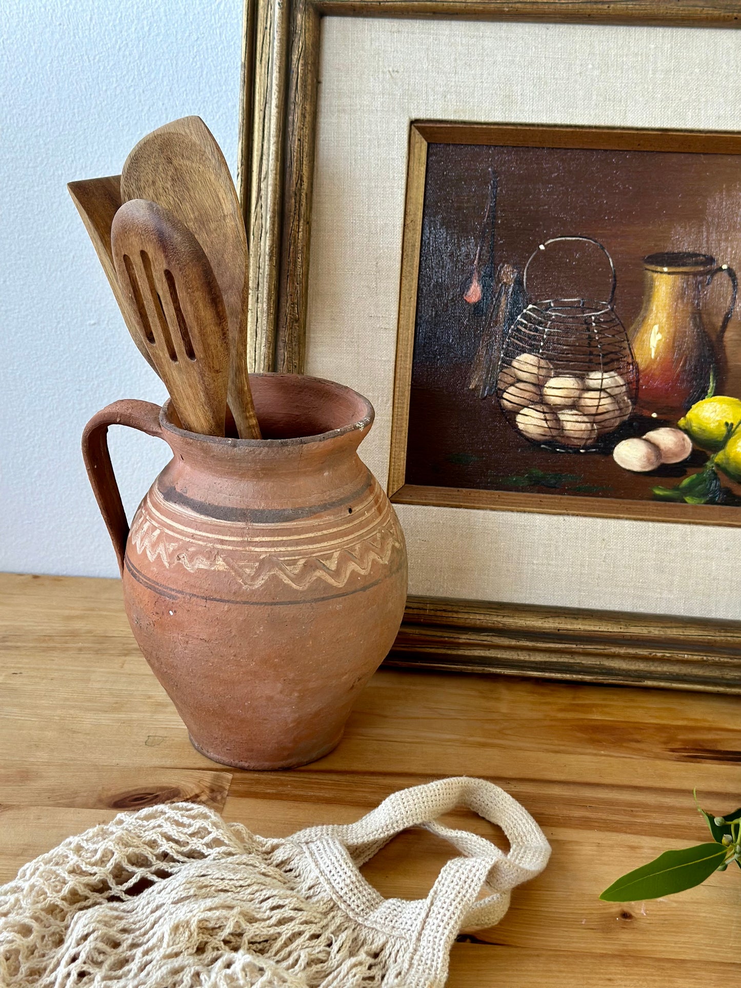 Small Vintage Romanian Water Jug