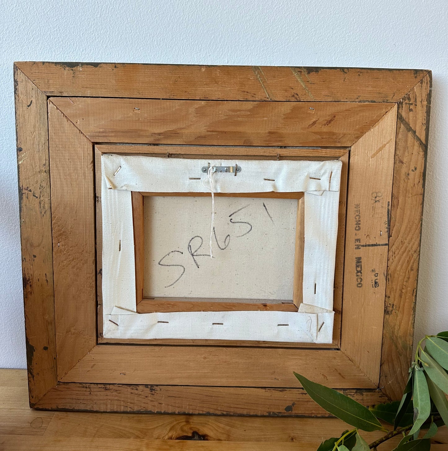 Vintage Still Life Painting with Wire Basket and Lemons