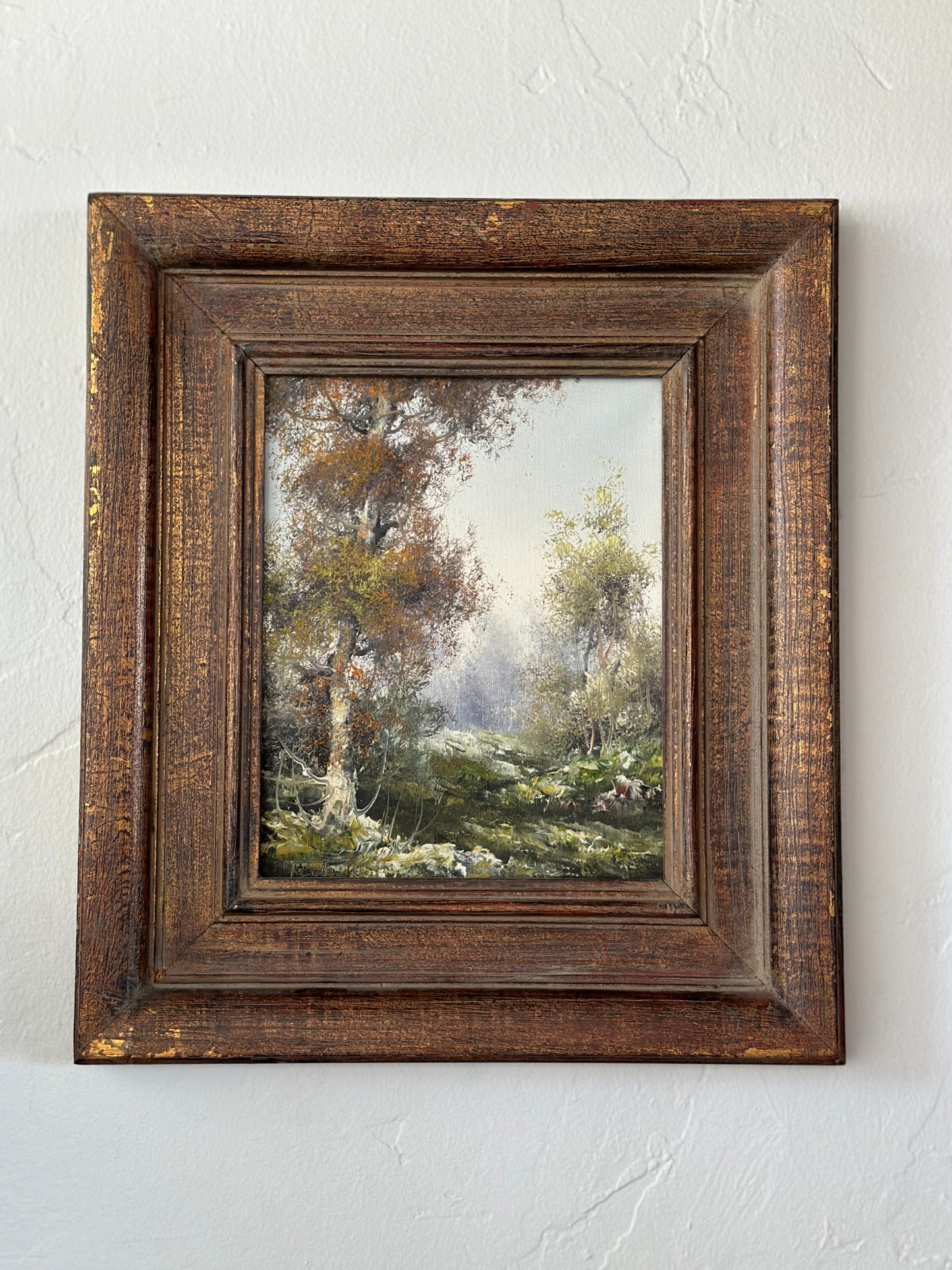 Pair of Vintage Landscape Oil Paintings